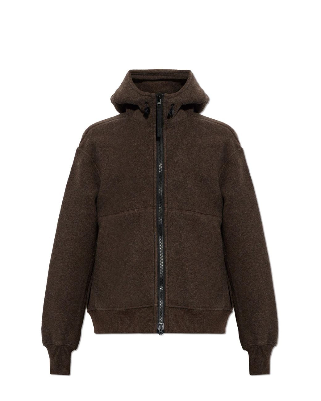 Canada Goose Brown Hooded Fleece Sweatshirt for men