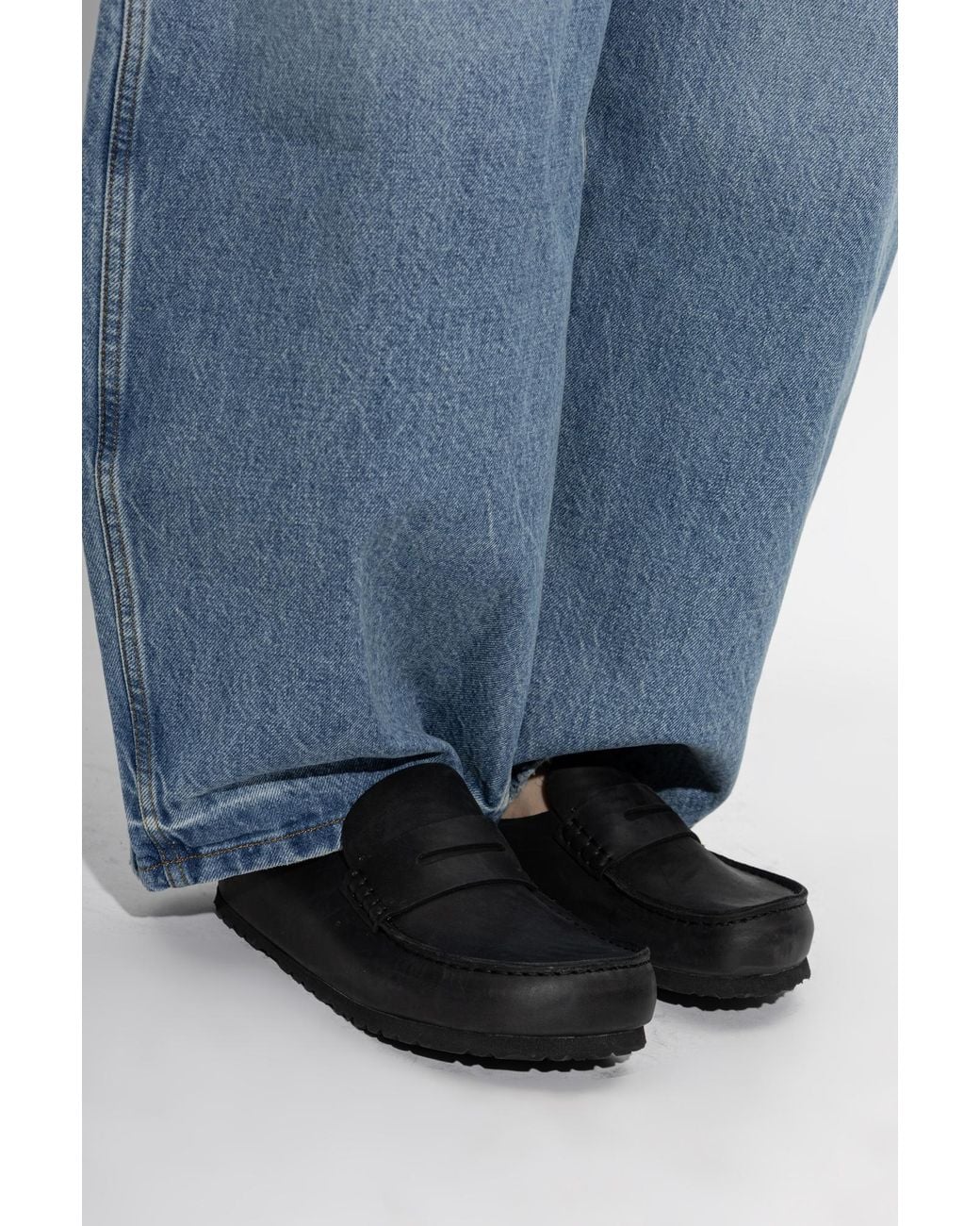 Birkenstock Black 'Naples Wrapped' Shoes for men