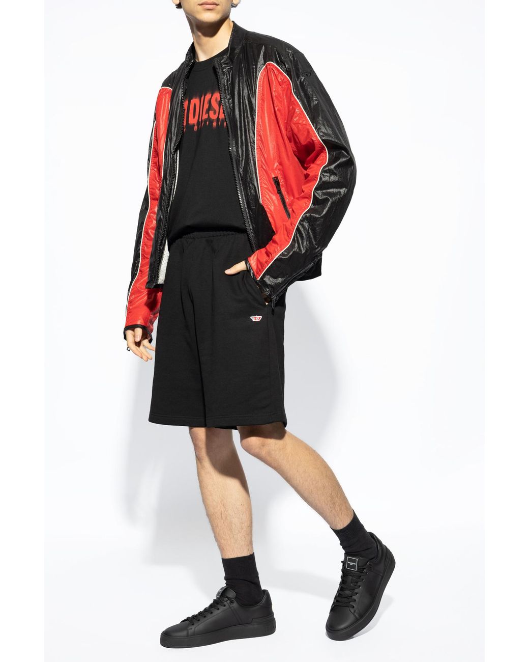 DIESEL Black Shorts 'P-Bisc-D' for men