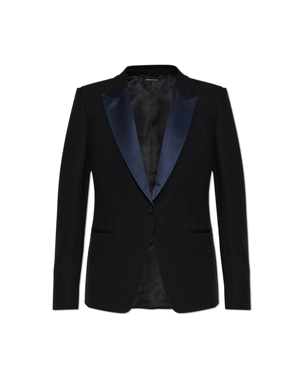 Tom Ford Black Wool Blazer