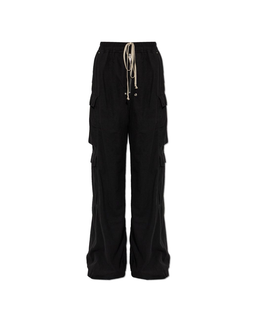 Rick Owens Black 'Cargo' Trousers for men