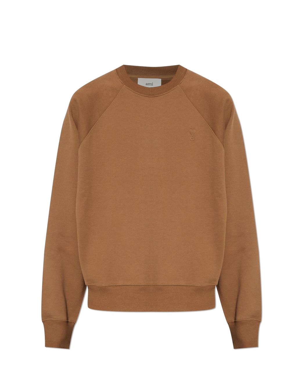 AMI Brown Sweatshirt With Logo