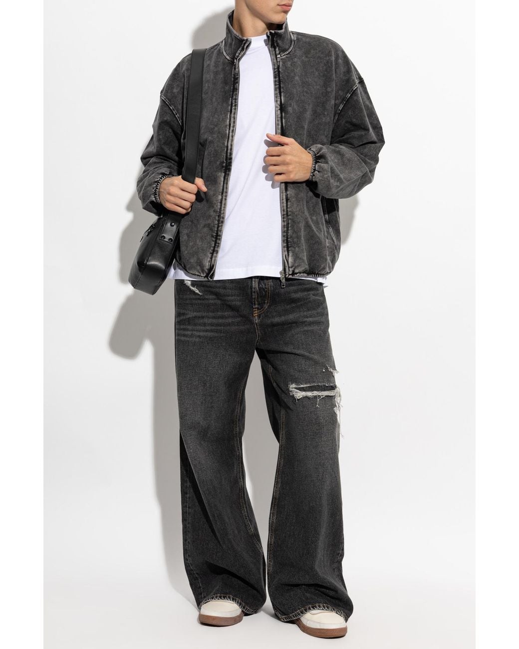 DIESEL Black Sweatshirt 'S-Corsy' for men
