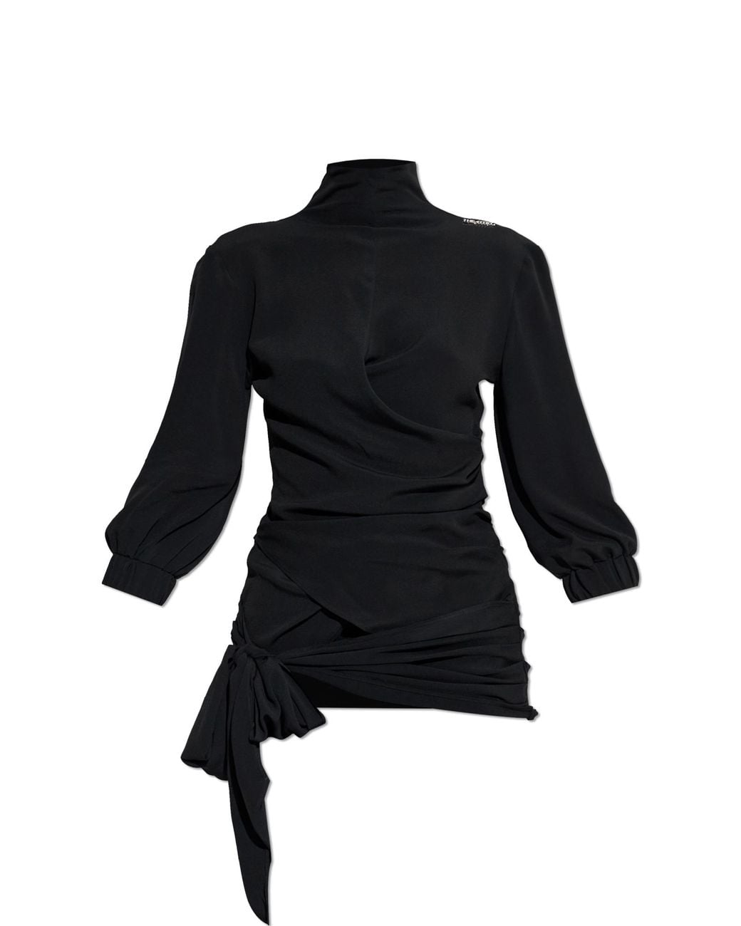 The Attico Black Top With "Z" Logo