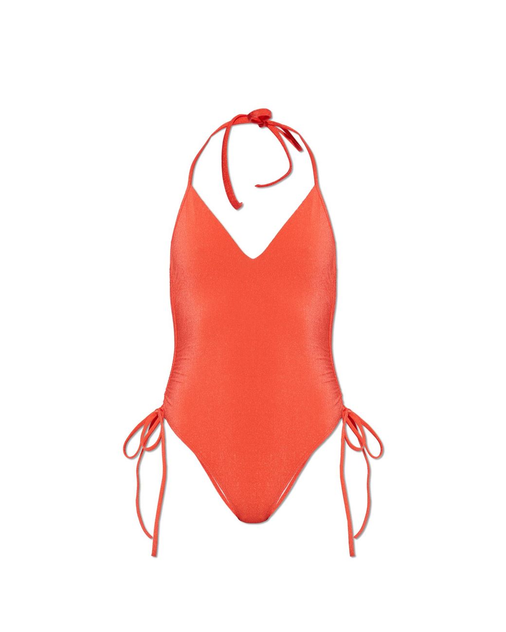 Balmain Red One-Piece Swimsuit