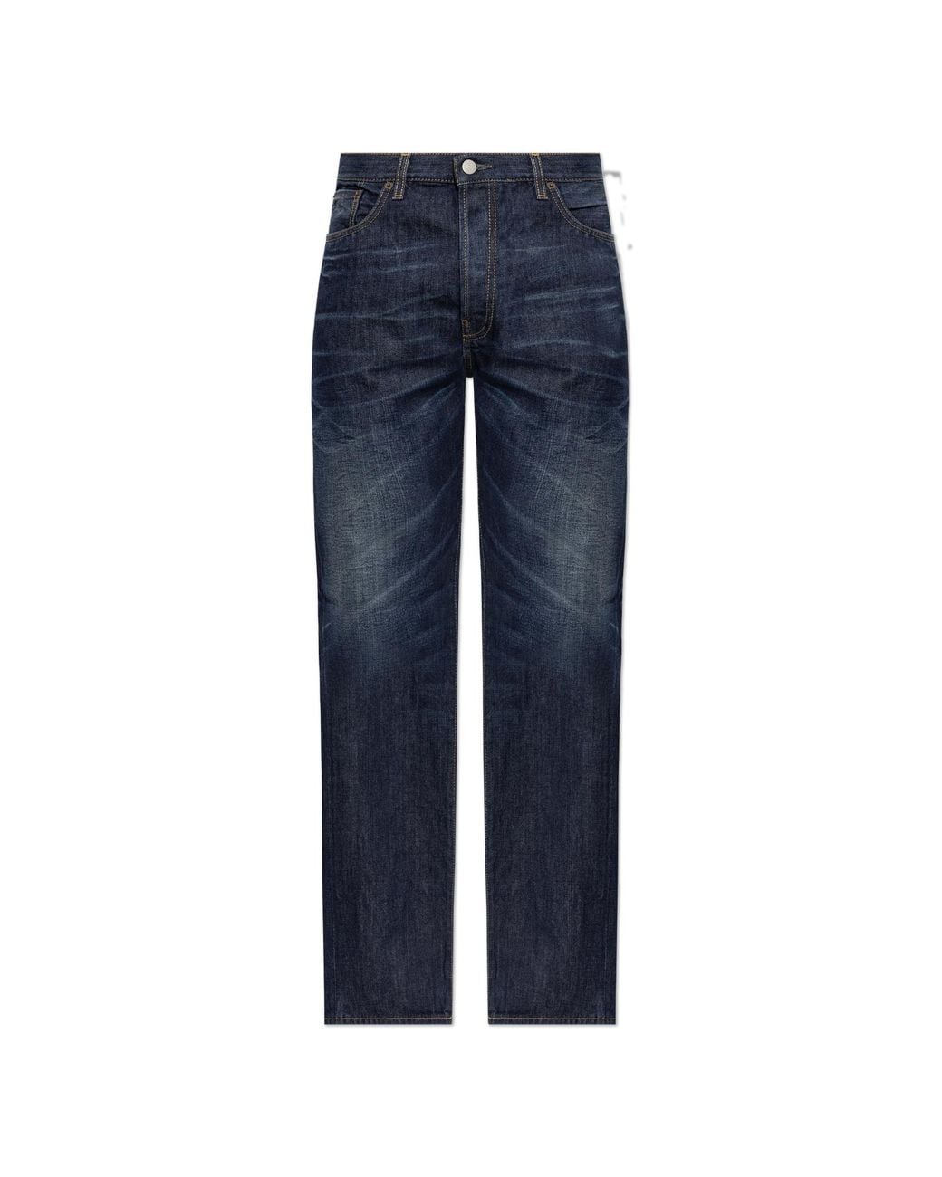 Acne Blue Straight-Leg Jeans for men