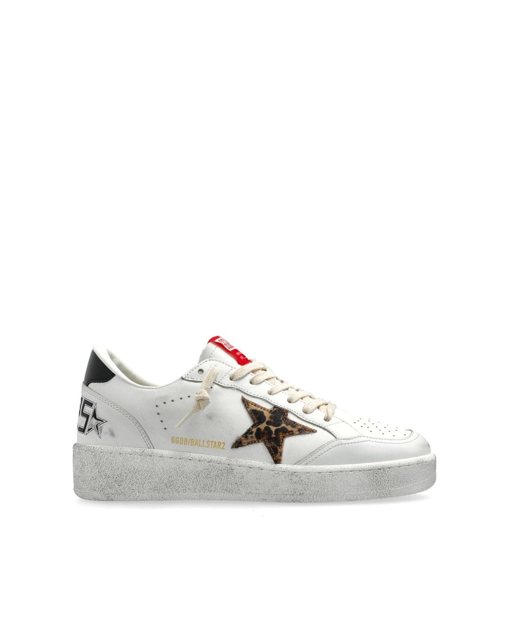 Golden Goose Deluxe Brand White "Ballstar 2" Sports Shoes