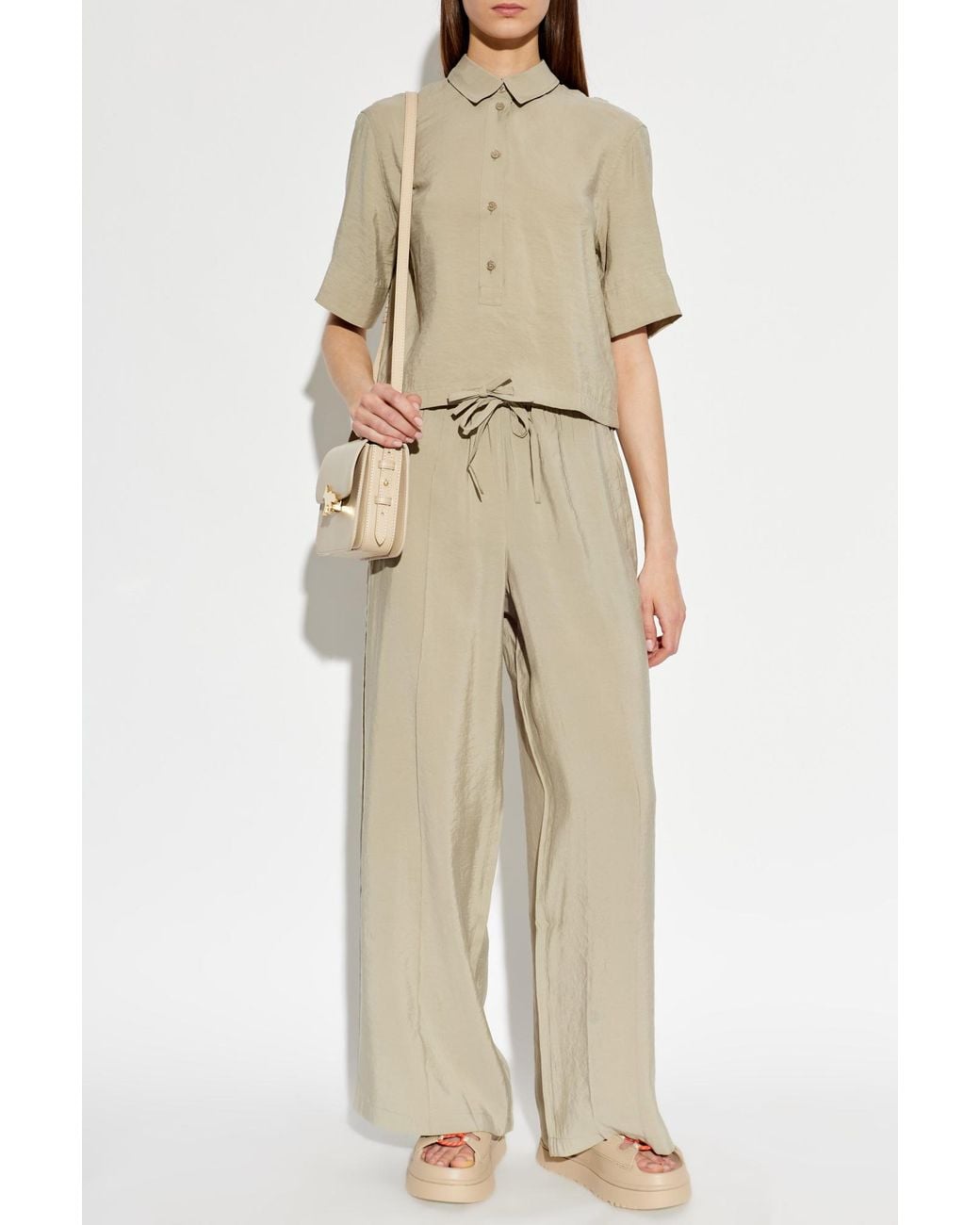 Maison Kitsuné Natural Loose-Fit Polo
