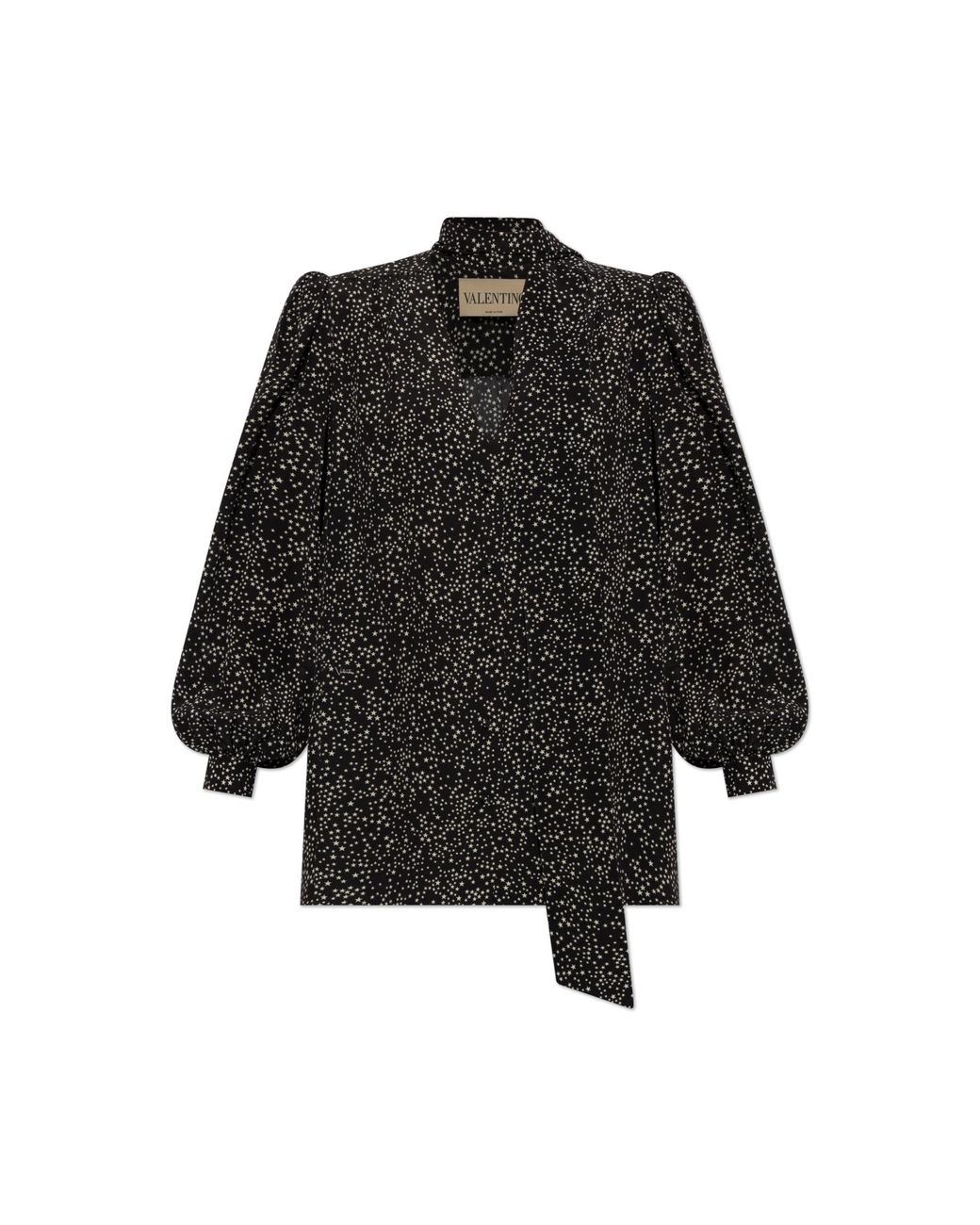Valentino Garavani Black Silk Shirt