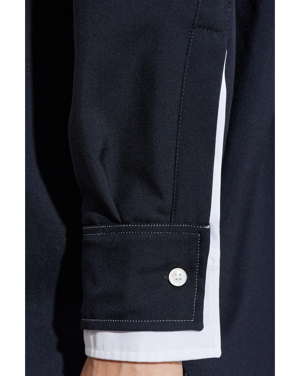 Marni Blue Wool Shirt