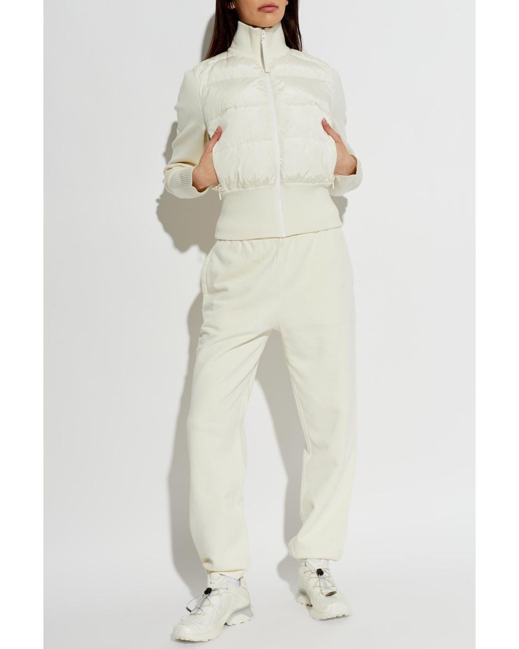 Canada Goose White 'Hybridge' Cardigan