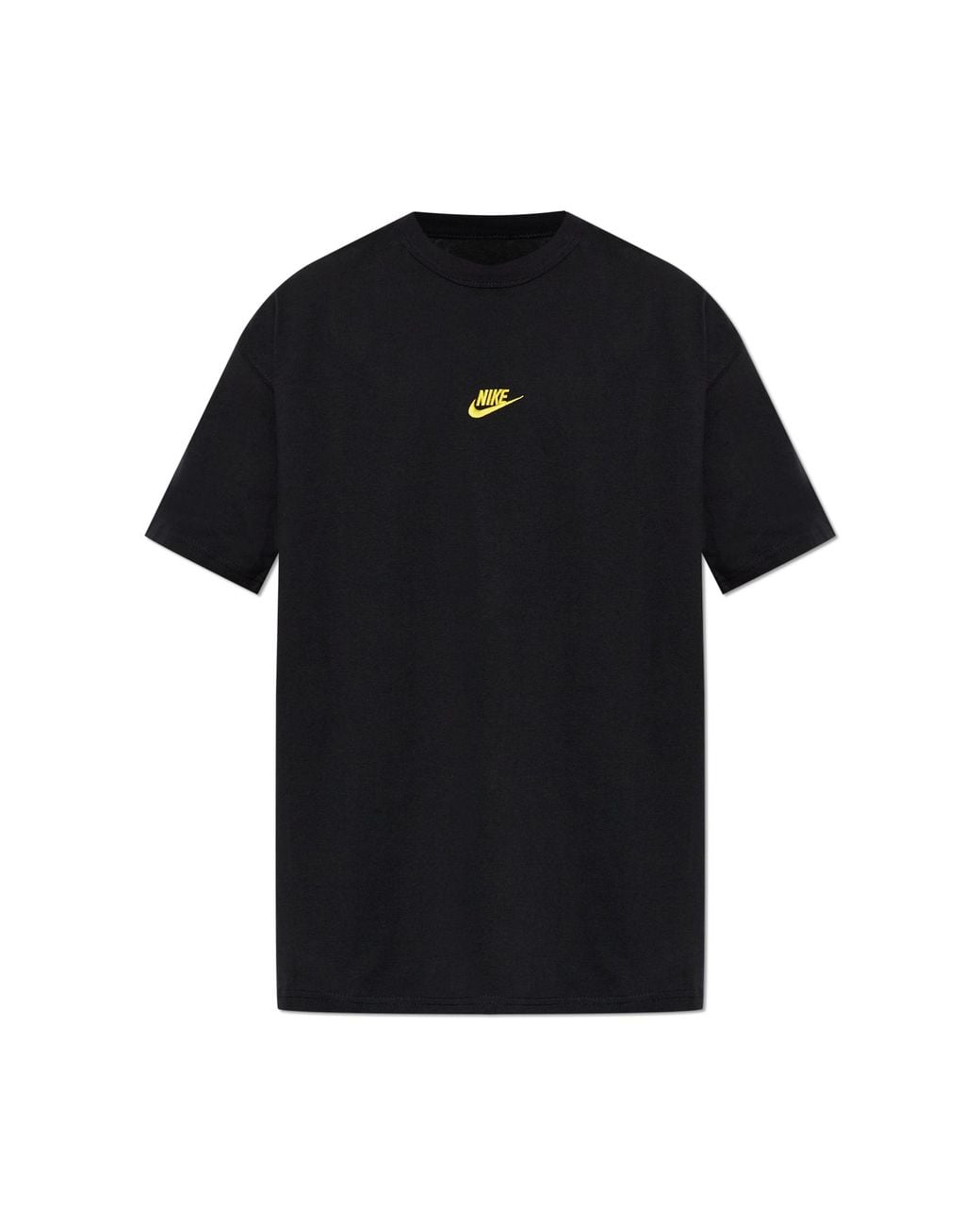 Nike Black T-Shirt With Embroidered Logo for men