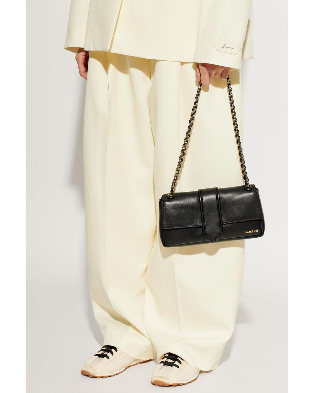Jacquemus Black Shoulder Bag 'Le Bambino Chaine'