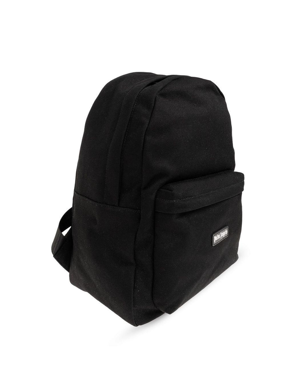 Palm Angels Black Backpack With Logo for men