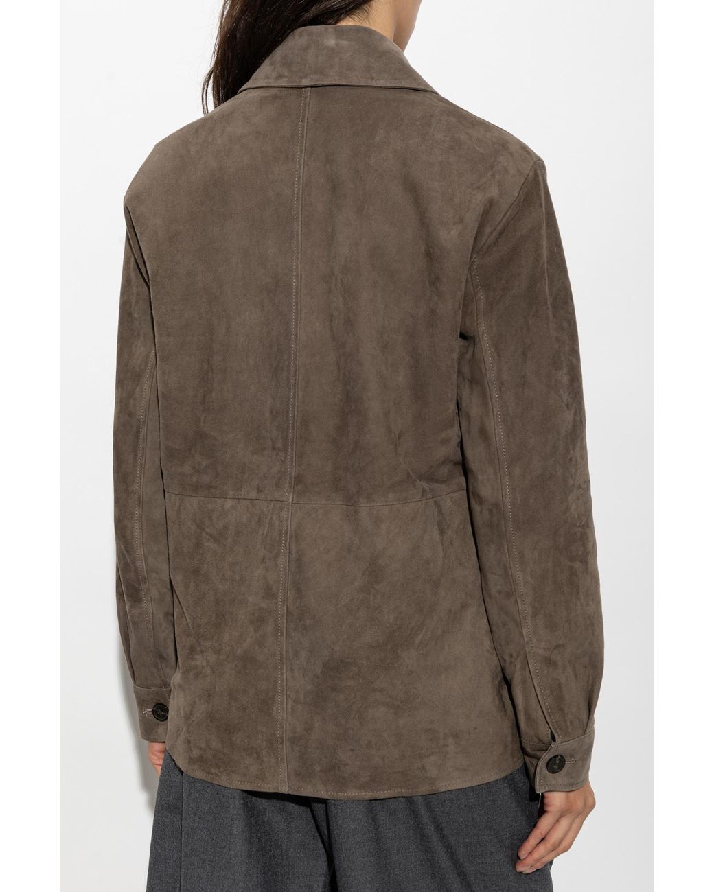 Arma Brown Suede Jacket 'Vicky'