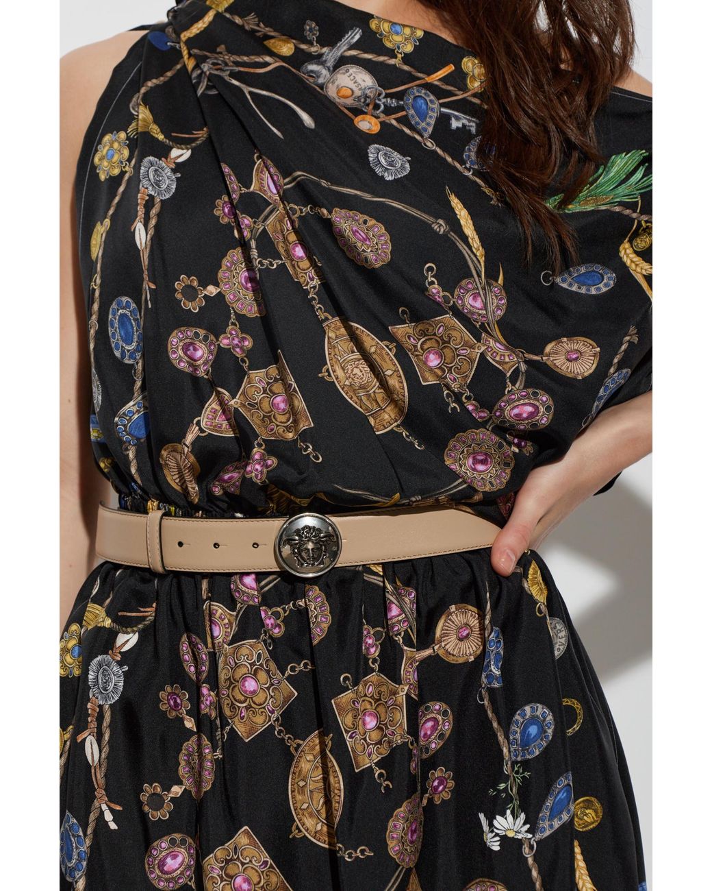 Versace Natural Leather Belt