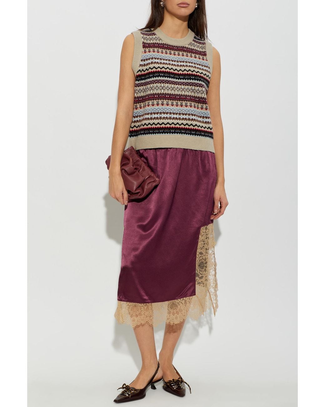 Munthe Red Skirt 'Chloa'