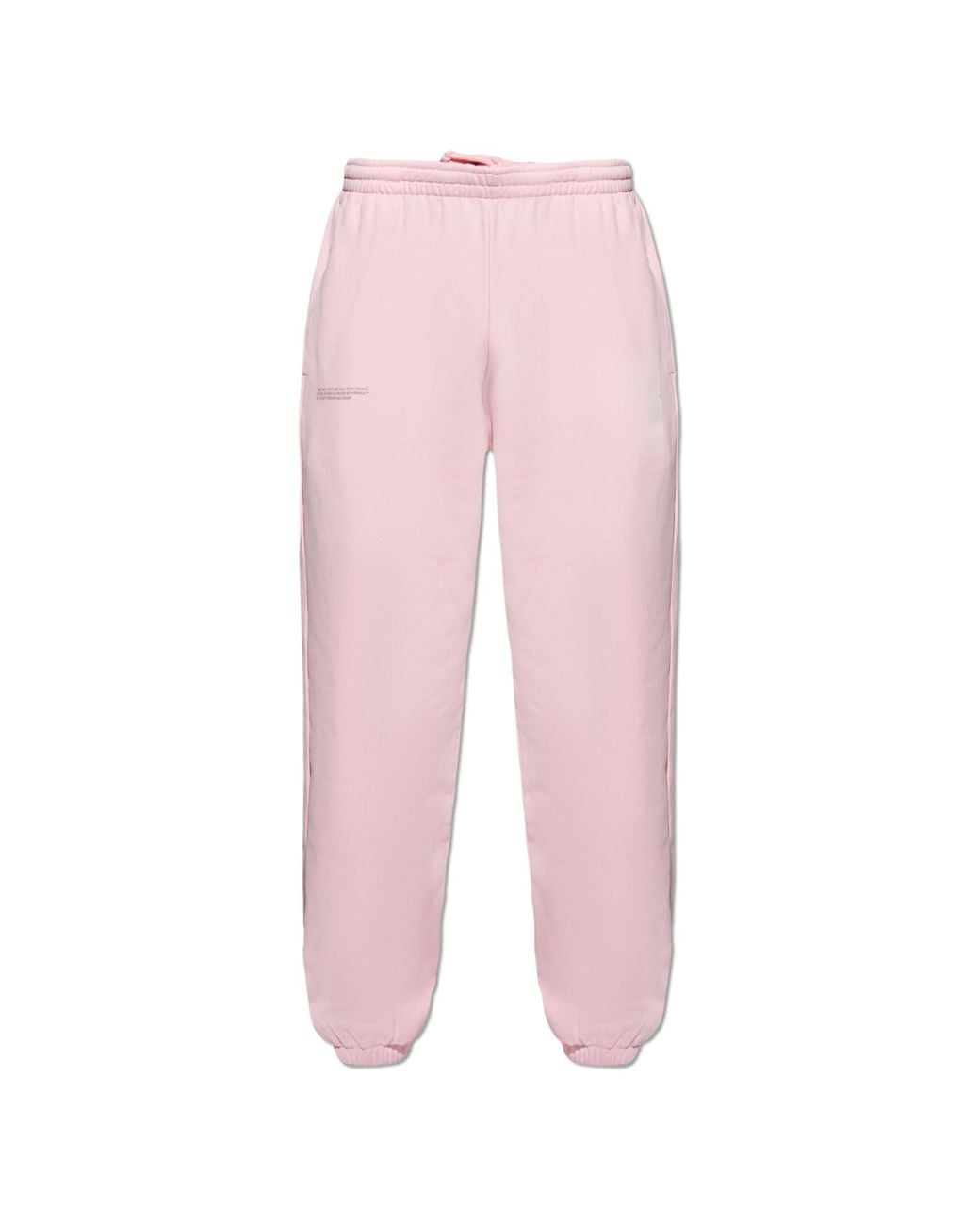 PANGAIA Pink Sweatpants With Logo