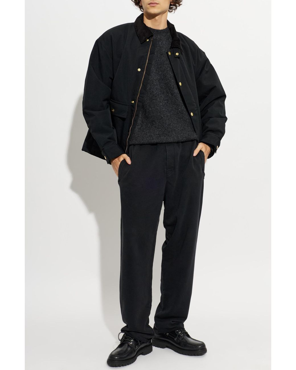 Carhartt Black Insulated Jacket "Quentin" for men