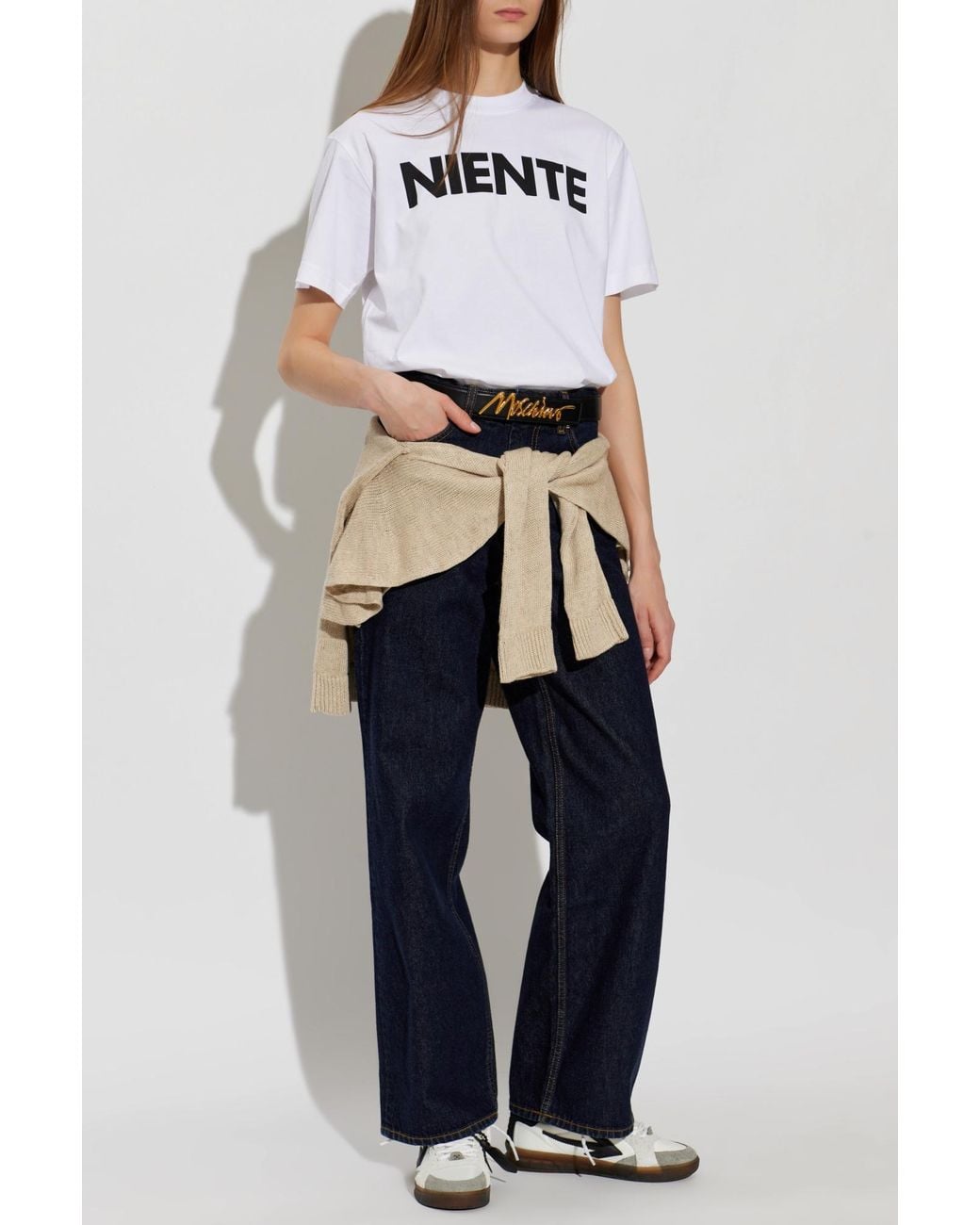 Moschino White T-Shirt With Print