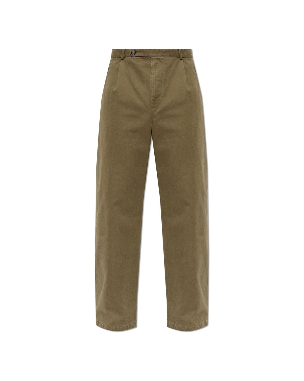 Jil Sander Green Wide-Leg Jeans for men