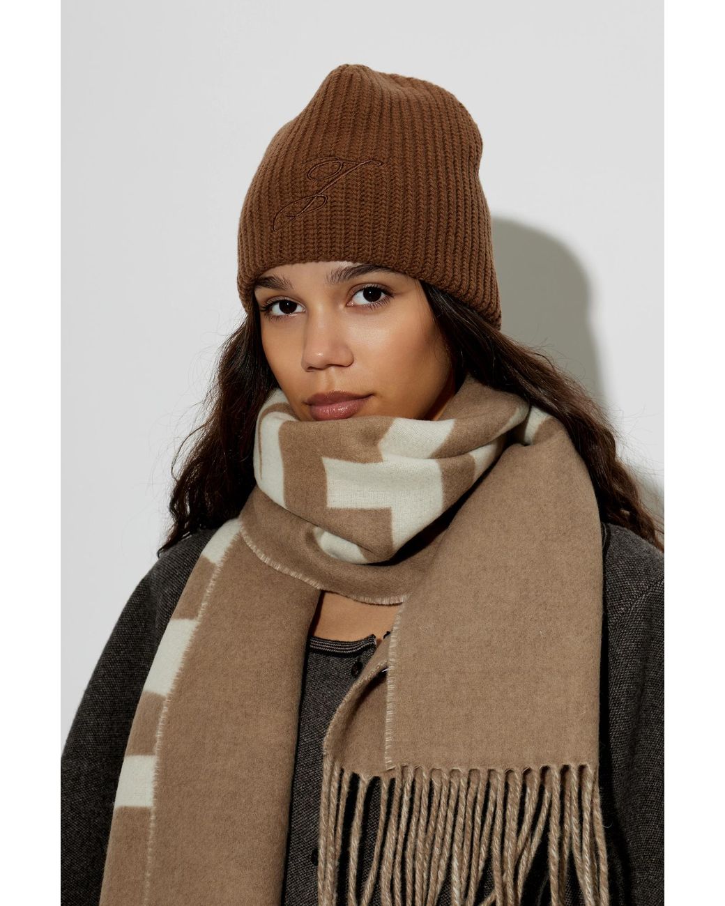 Jacquemus Brown Hat "Espiral"