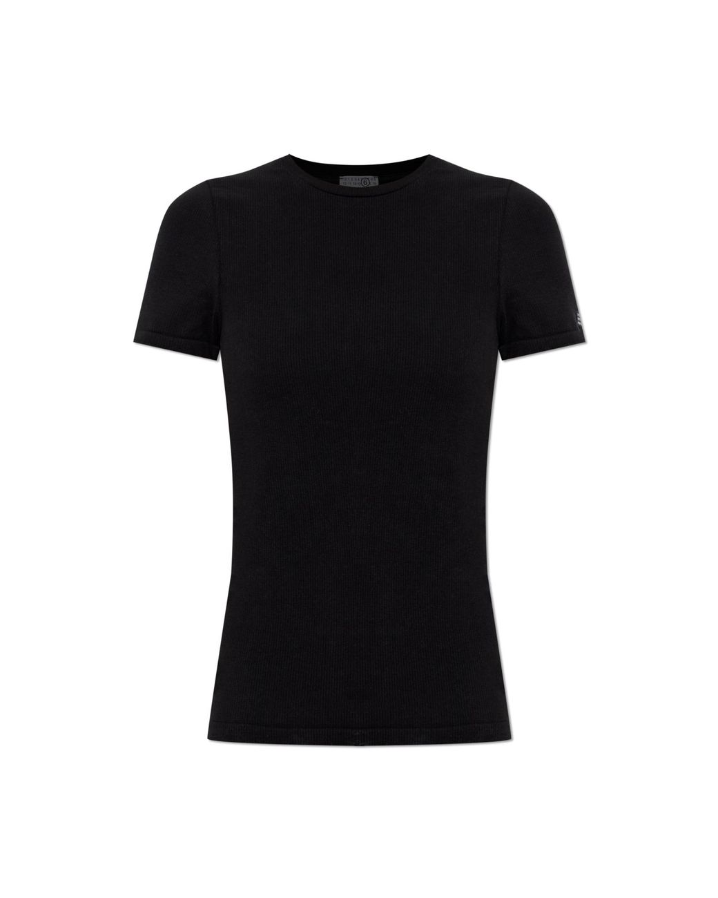 MM6 by Maison Margiela Black T-Shirt From The 'Underwear' Collection