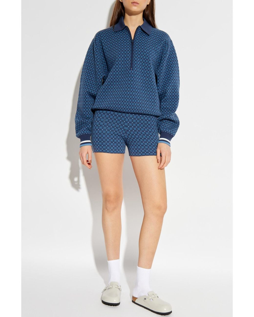 The Upside Blue "Lumiere" Shorts
