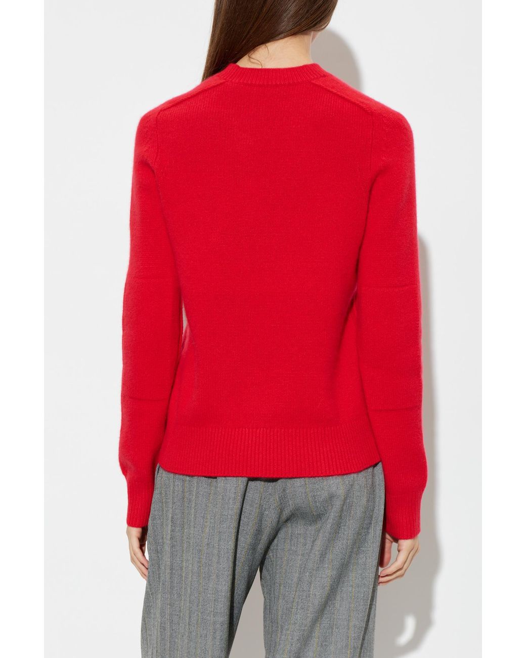 Burberry Red Cashmere Sweater 'Constance'