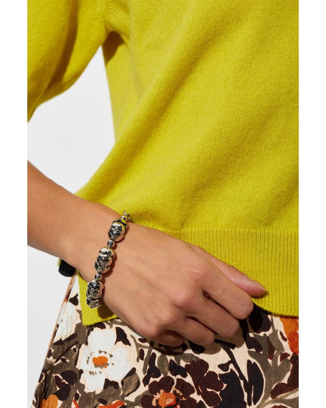 Marni Metallic Brass Bracelet