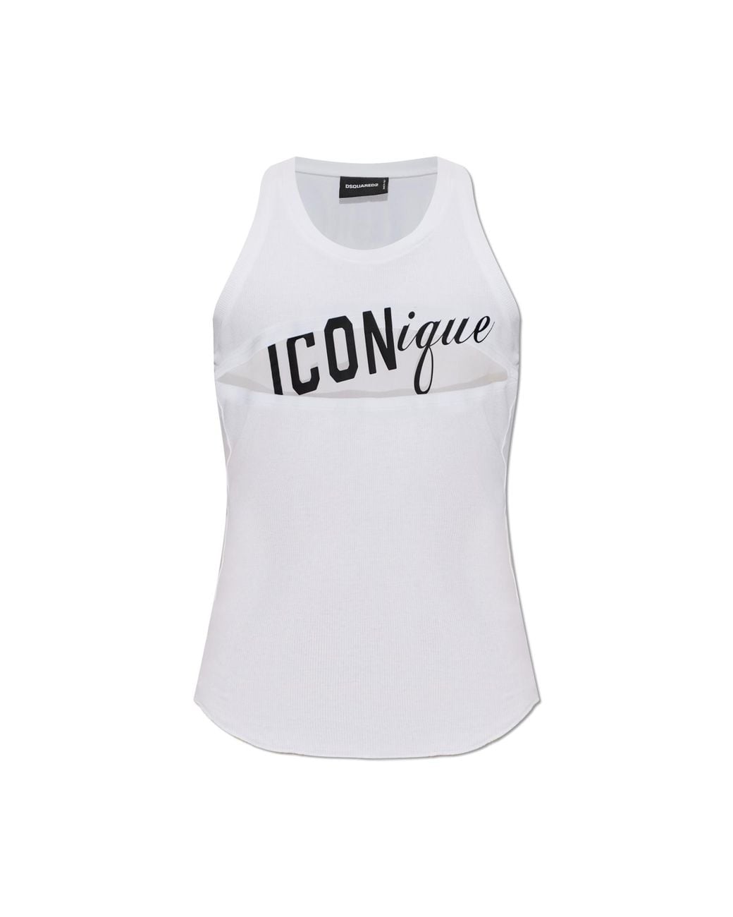 DSquared² White Sleeveless Top for men