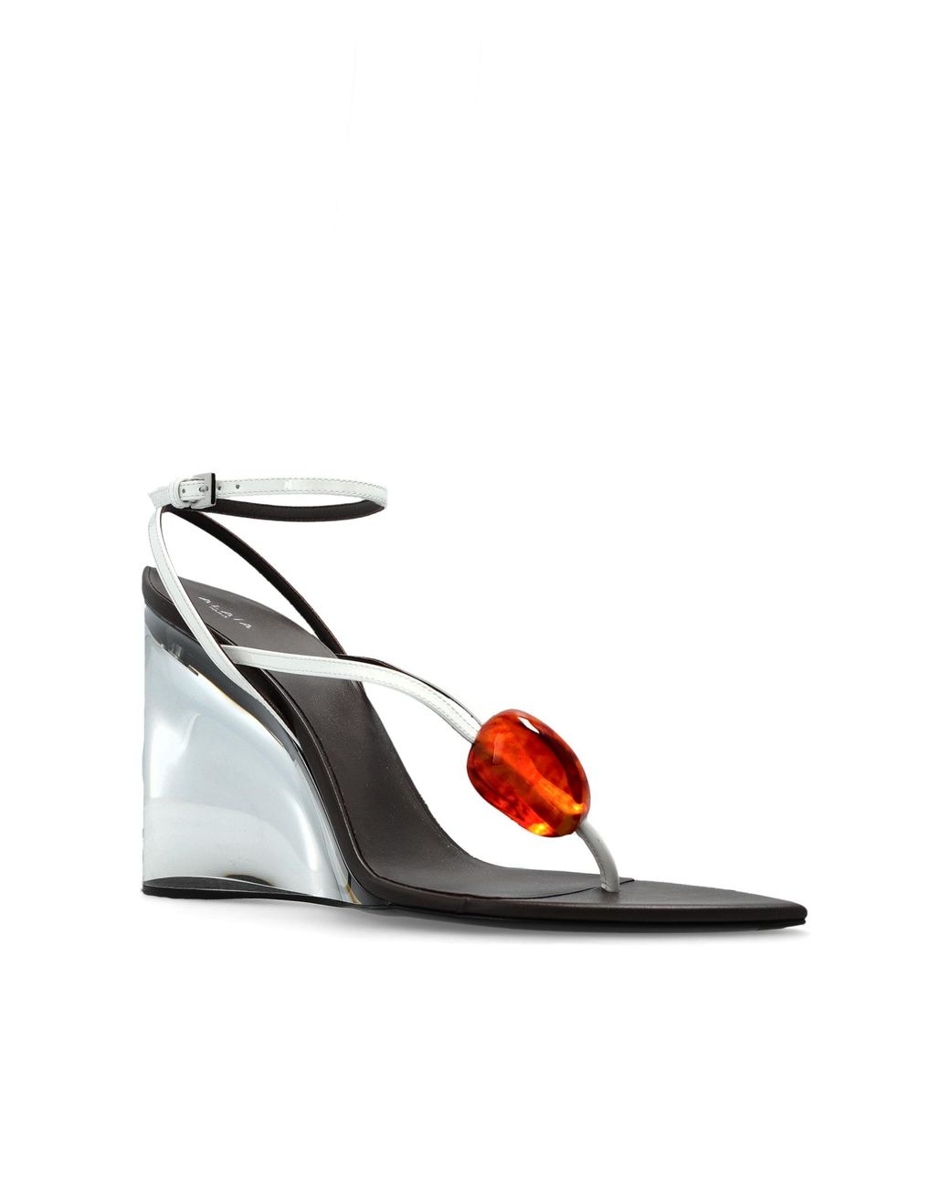 Alaïa White Wedge Sandals