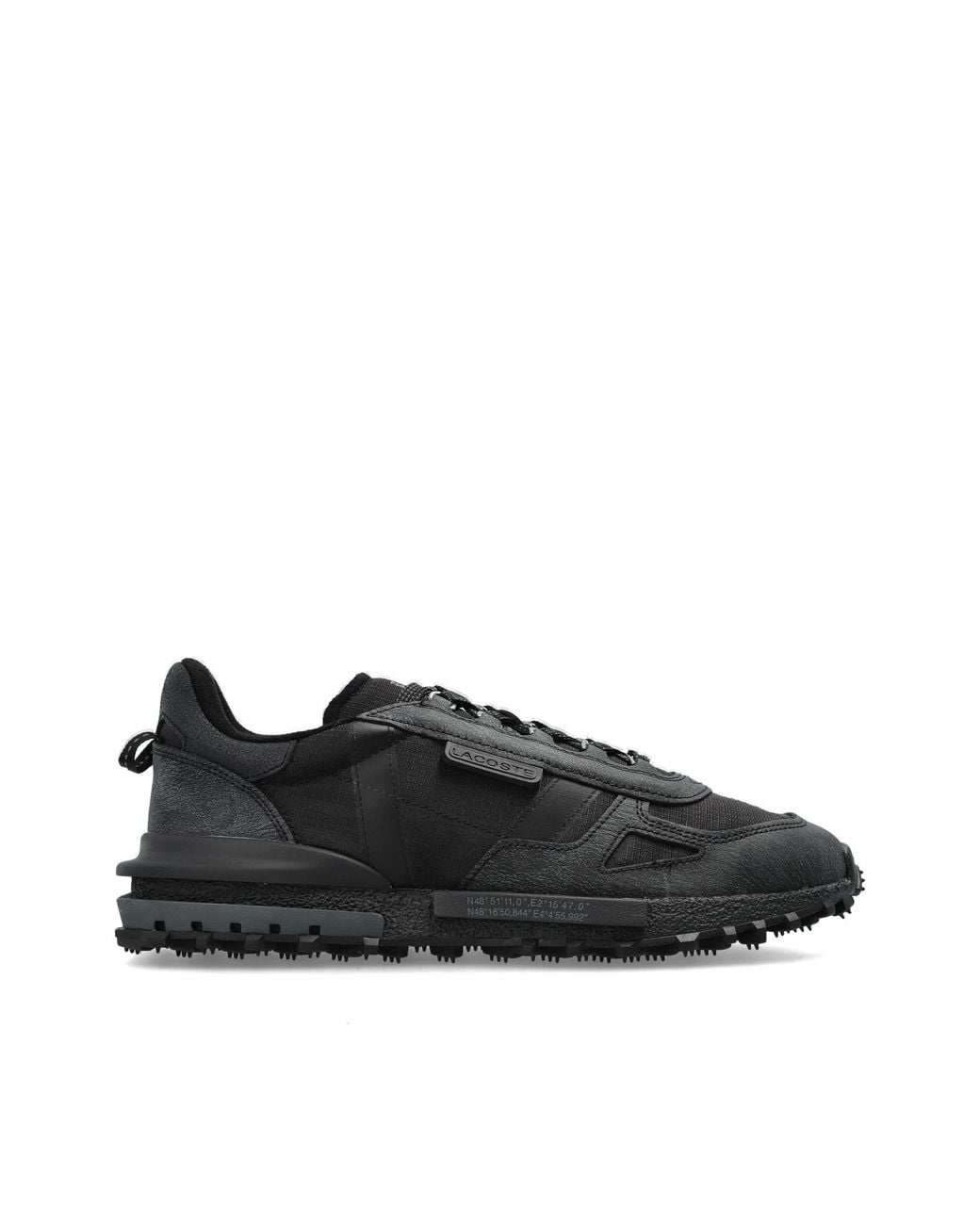 Lacoste Black Sports Shoes 'Elite Active 225 8' for men