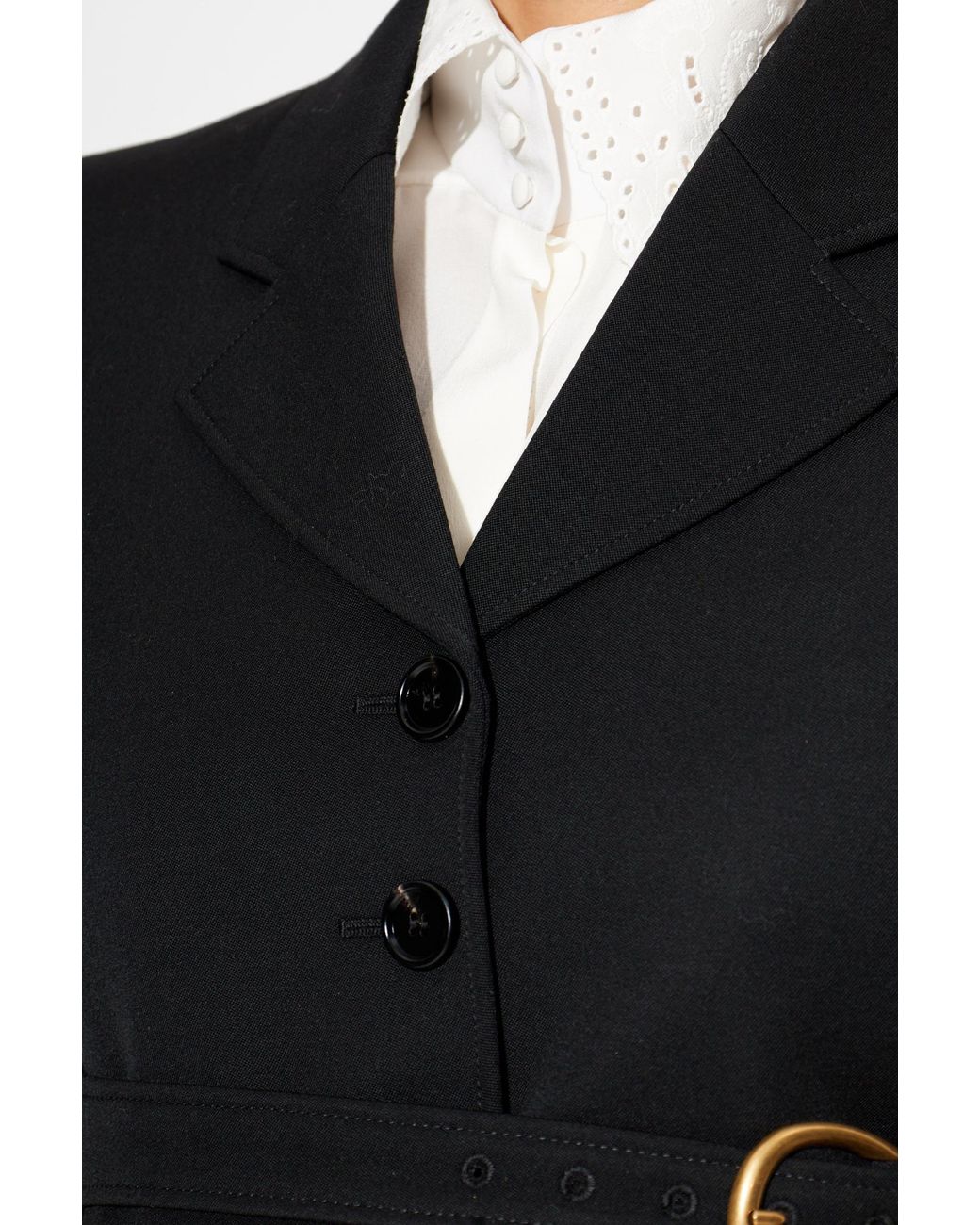 Chloé Black Short Wool Blazer