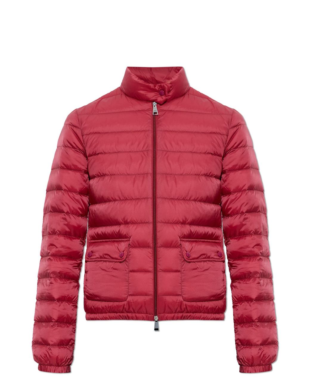Moncler Red 'Lans' Down Jacket