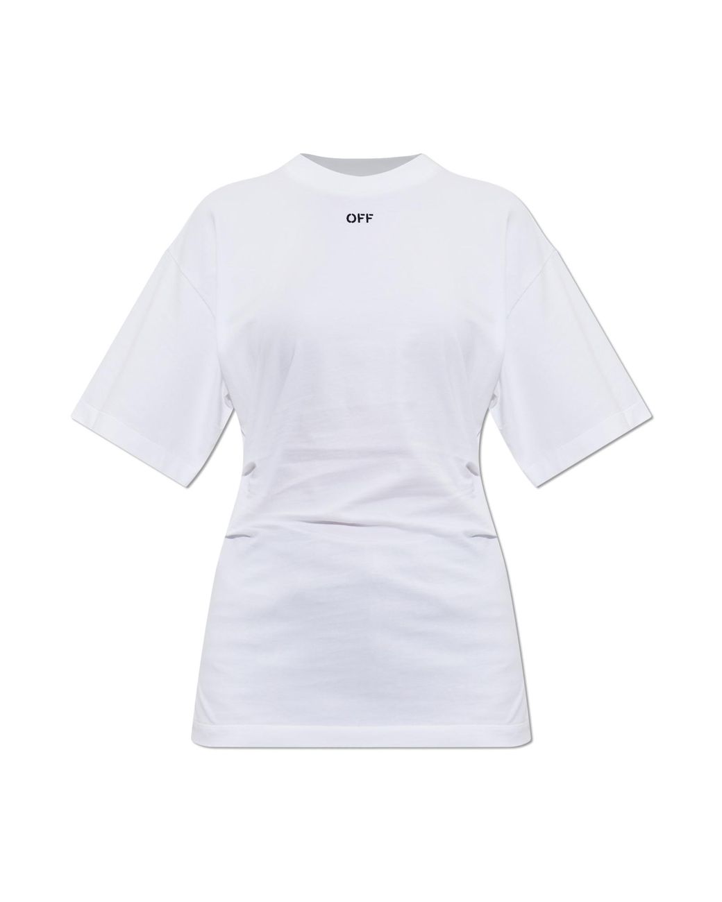 Off-White c/o Virgil Abloh White T-Shirt With Pleats