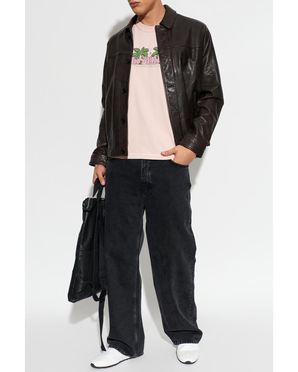 AllSaints Pink T-Shirt 'Troppo' for men