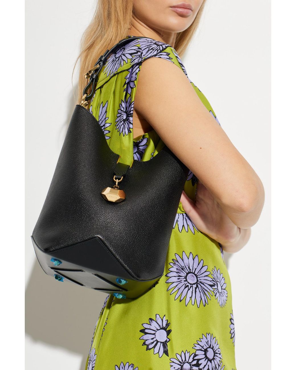 Lanvin Black Shoulder Bag 'Worek'