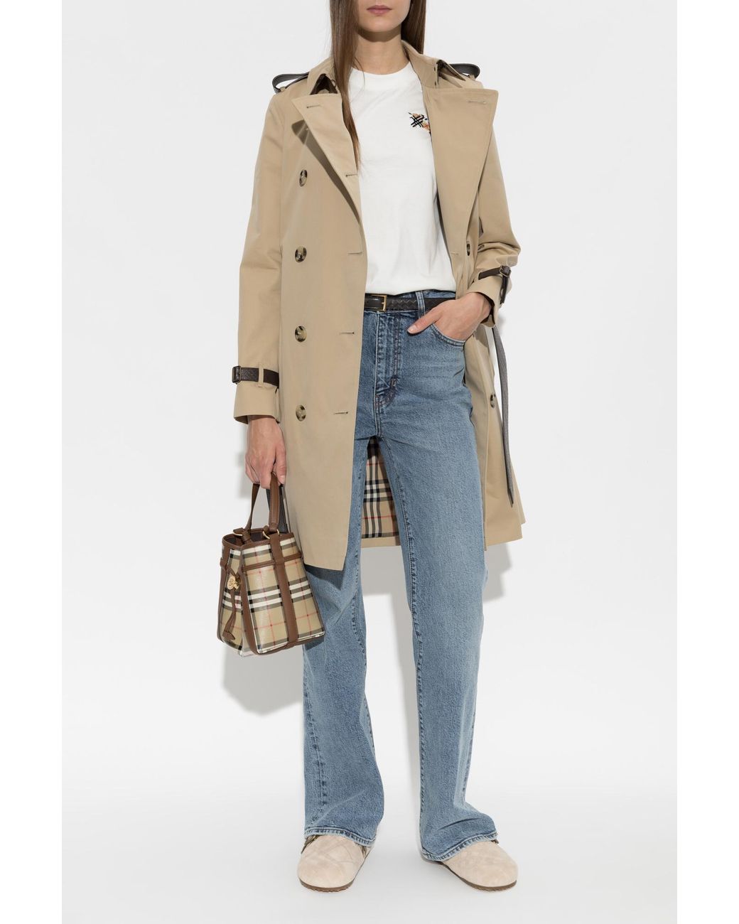 Burberry White T-Shirt 'Frankie'