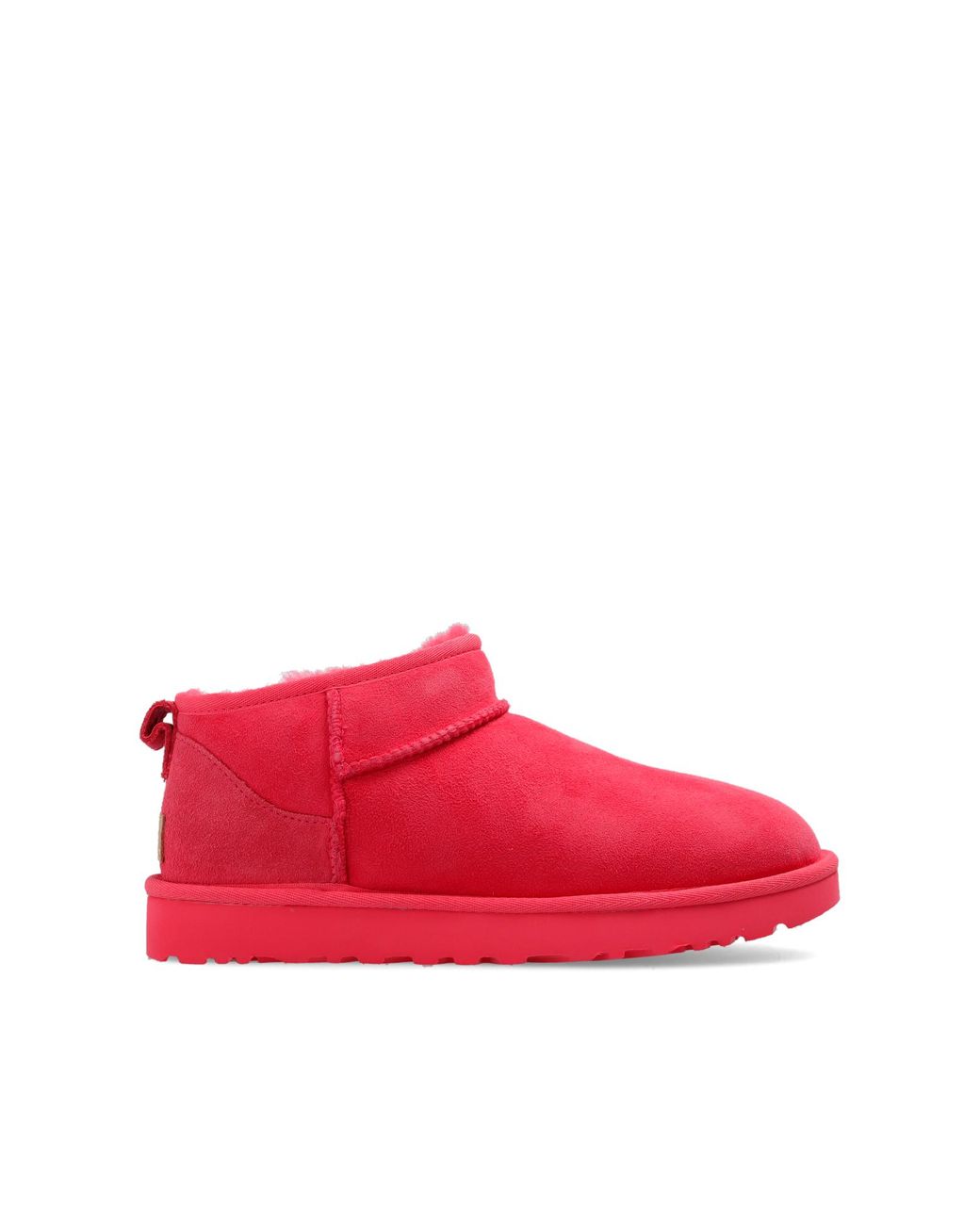 UGG 'classic Ultra Mini' Snow Boots in Red | Lyst