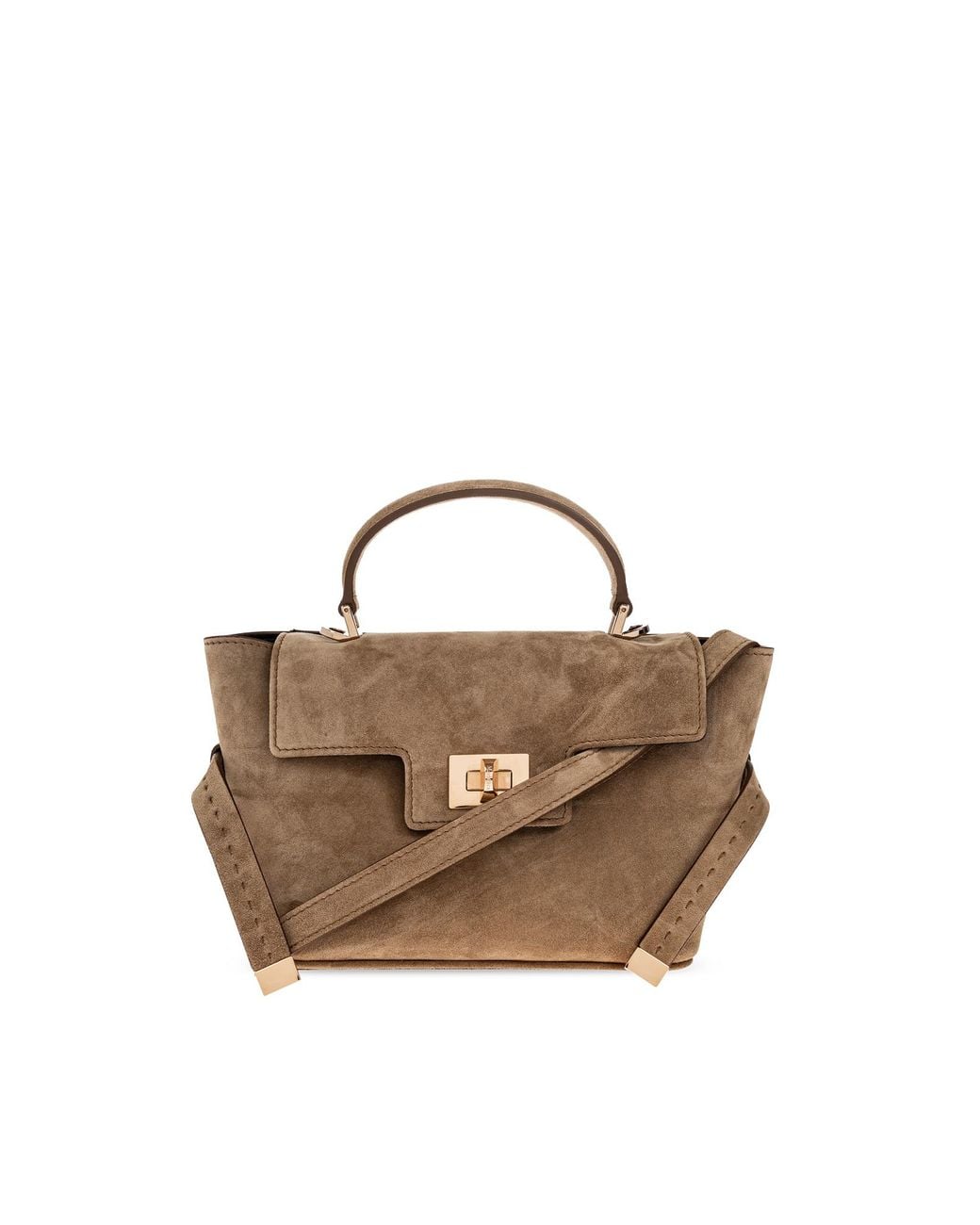 Max Mara Natural Suede 'Margaux' Bag