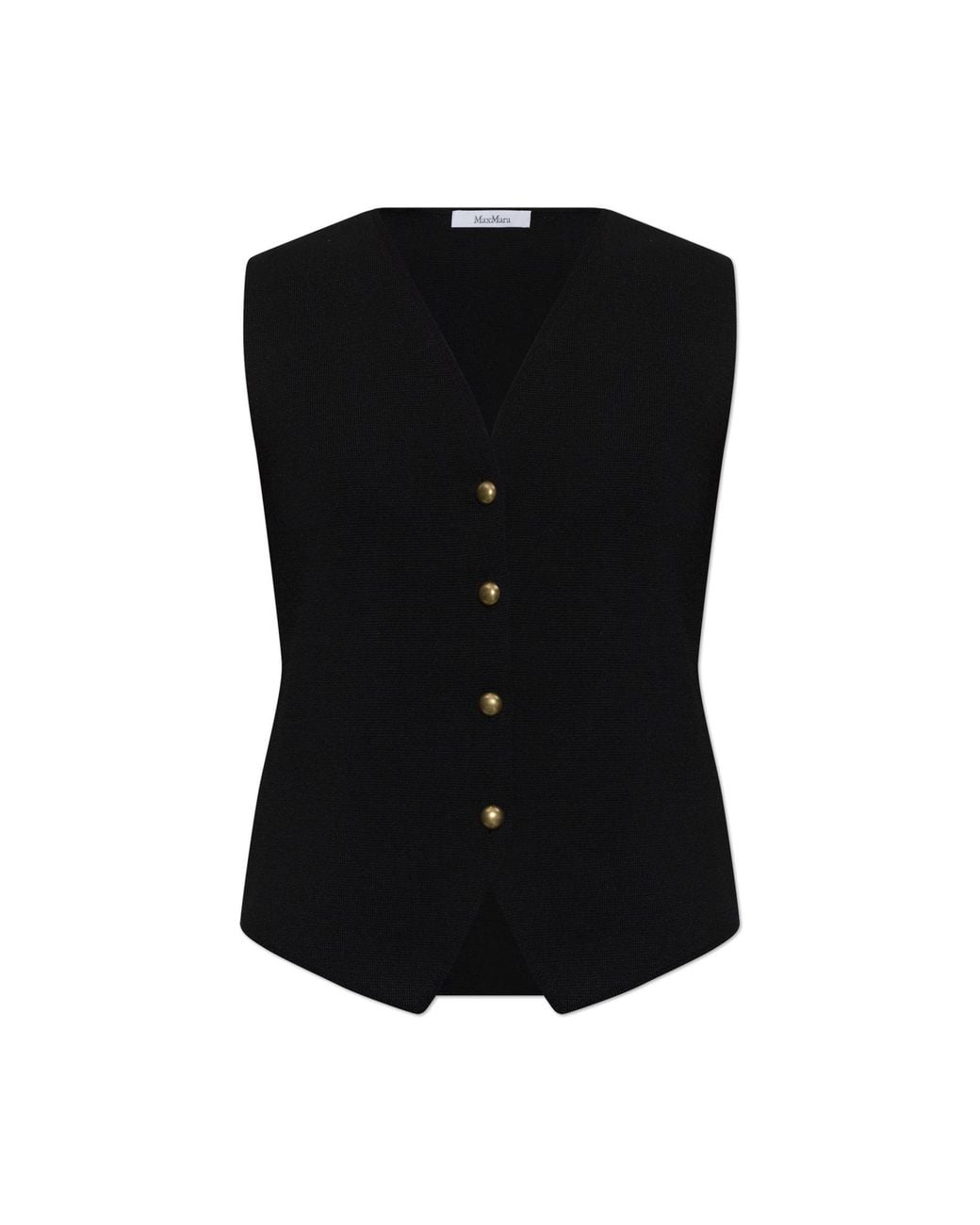 Max Mara Black Vest 'Gola'