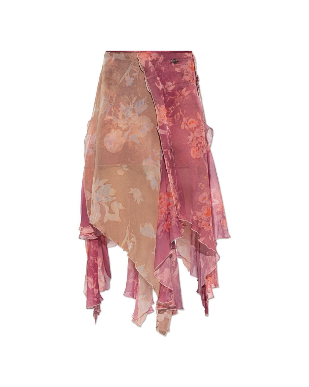 DIESEL Red Skirt 'O-Rizia'