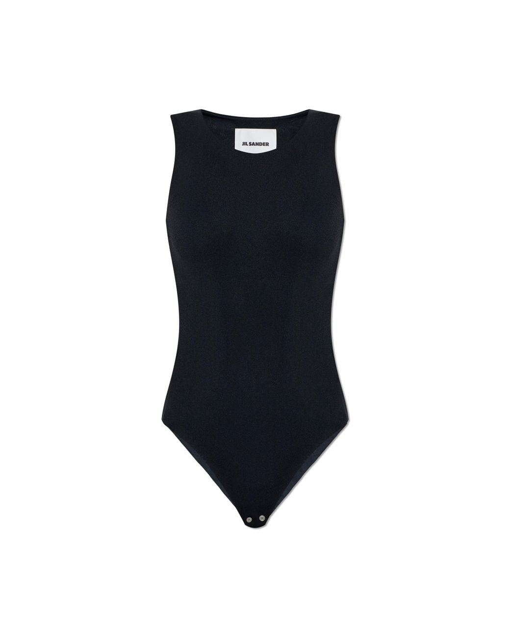 Jil Sander Black Sleeveless Bodysuit