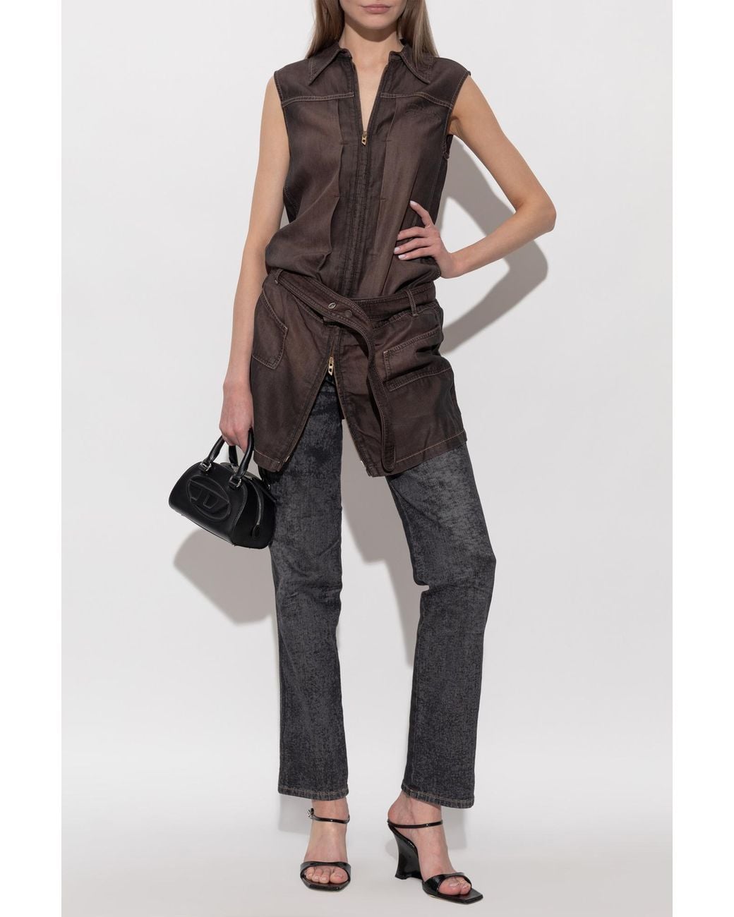 DIESEL Brown Dress 'De-Edros-S'