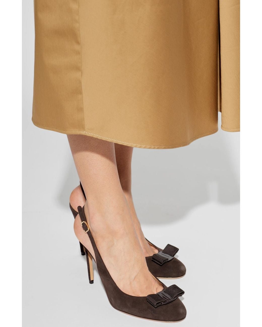Ferragamo Black Heeled Shoes "Vibily"