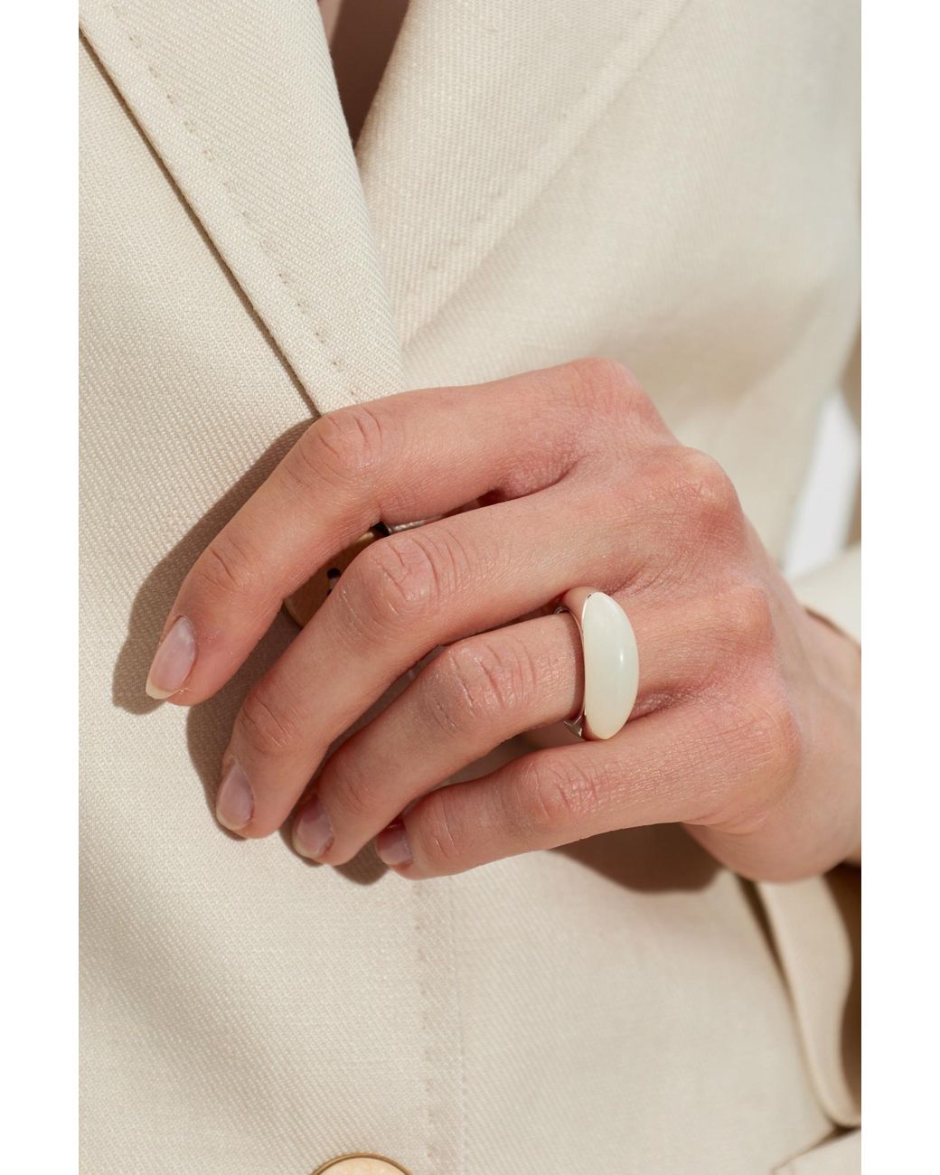 LIE STUDIO Metallic Ring 'The Beatrice'