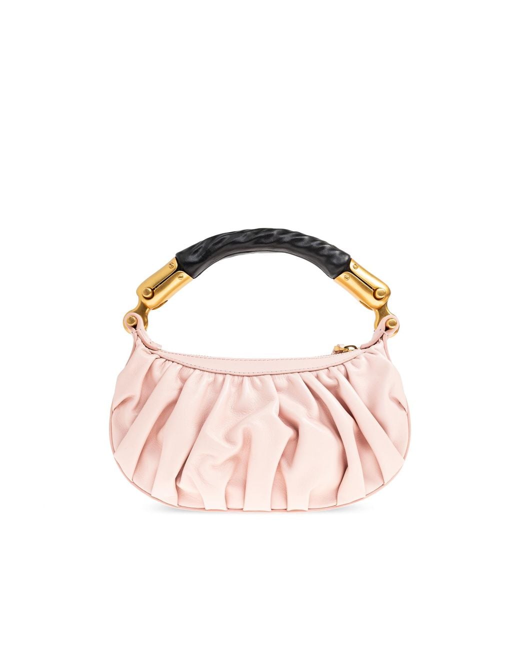 Balmain Pink 'Ebene Mini' Hand Bag