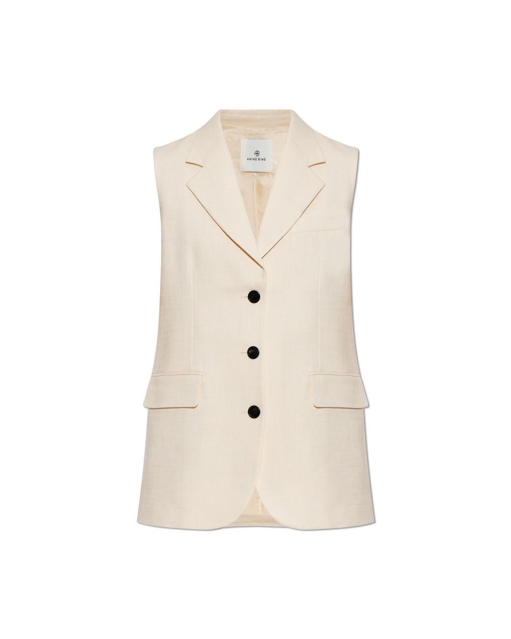 Anine Bing Natural "Sara" Vest