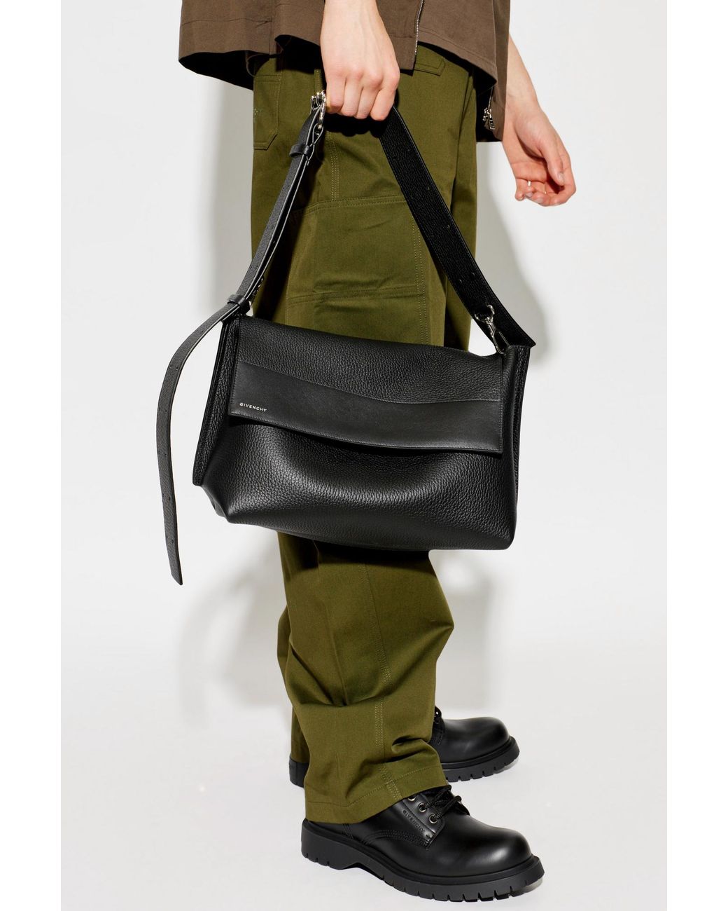 Givenchy Black Leather Bag for men